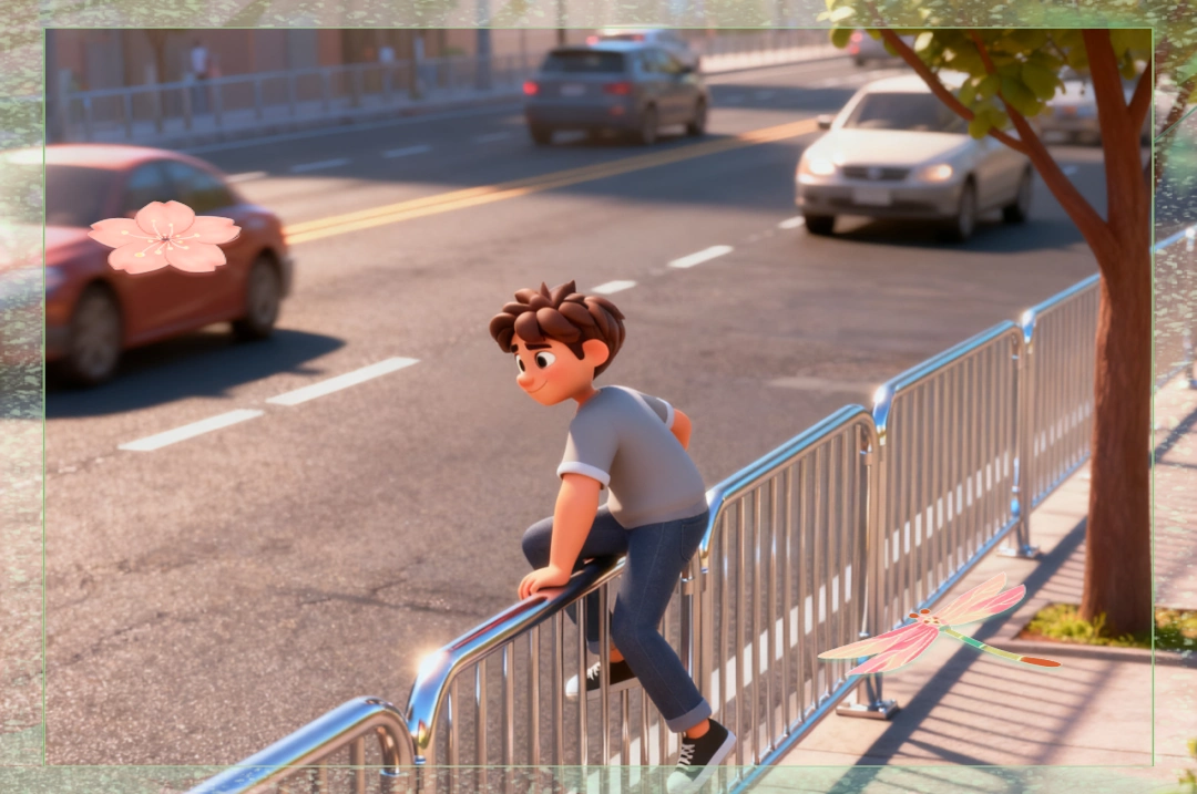 未成年人交通安全_违章高发人群_鬼探头事故隐患